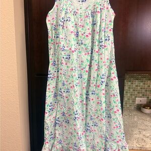 Eileen West Floral Dress - Pink, Blue, Green